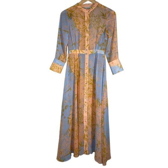 Anthropologie Numph NUKYNDALL NEW DRESS - Peach Nectar size 34 - Picture 4 of 11